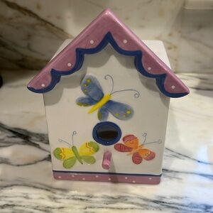 Yankee Candle Ceramic Birdhouse Tart Burner or Decorative Accent For The Home 🪺